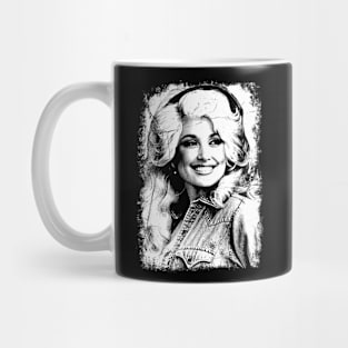 Dolly Parton 80s 90s Vintage Mug